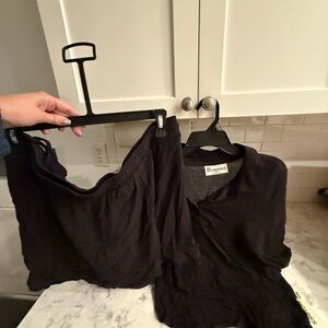 No Boundaries Black Button-Up Shirt